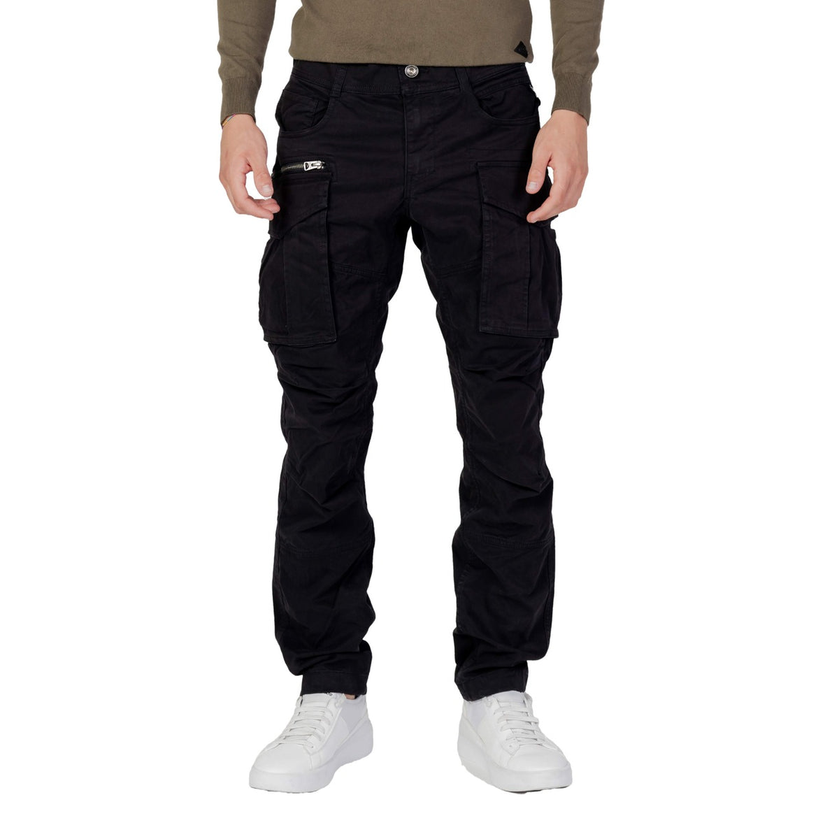 Image 4 : Jeans Replay beige porté, style décontracté masculin — Delvale