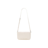 Image 3 : Vue d'ensemble sac Desigual beige matelassé anse froncée imprimée breloque marron — delvale