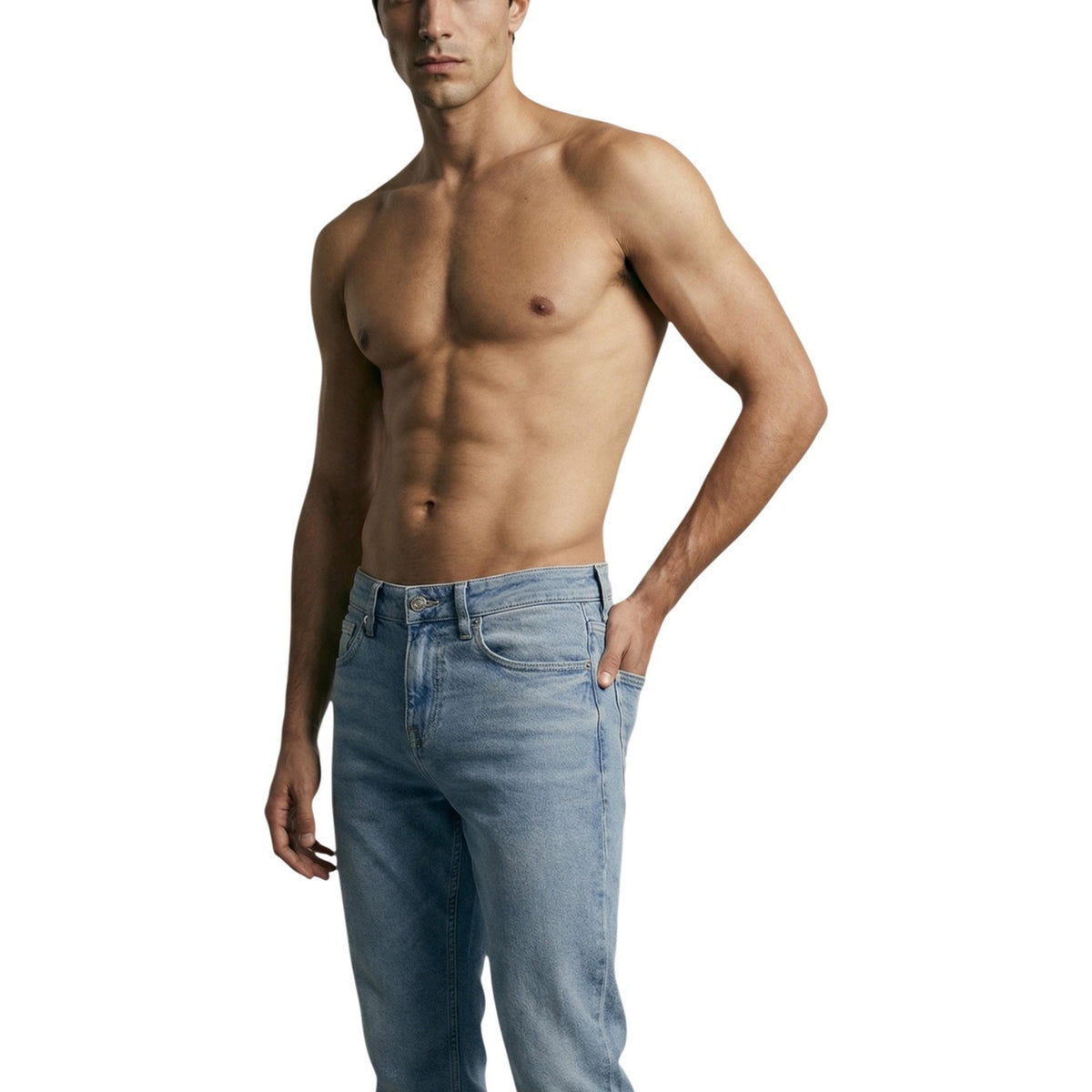 Image 3 : Pantalon jeans Guess homme bleu, finitions premium et confort stretch — Delvale