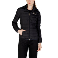 Image 1 : Veste Ea7 femme noire col montant avec fermeture zip intégrale — delvale