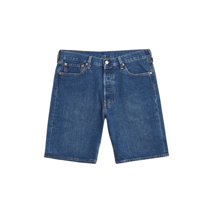 Levi's Short Jeans Homme Bleu Moyen Fermeture Boutons 5 Poches Vue Produit — Delvale