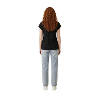 Image 3 : Vue d'ensemble t-shirt Replay femme noir col rond style casual — Delvale