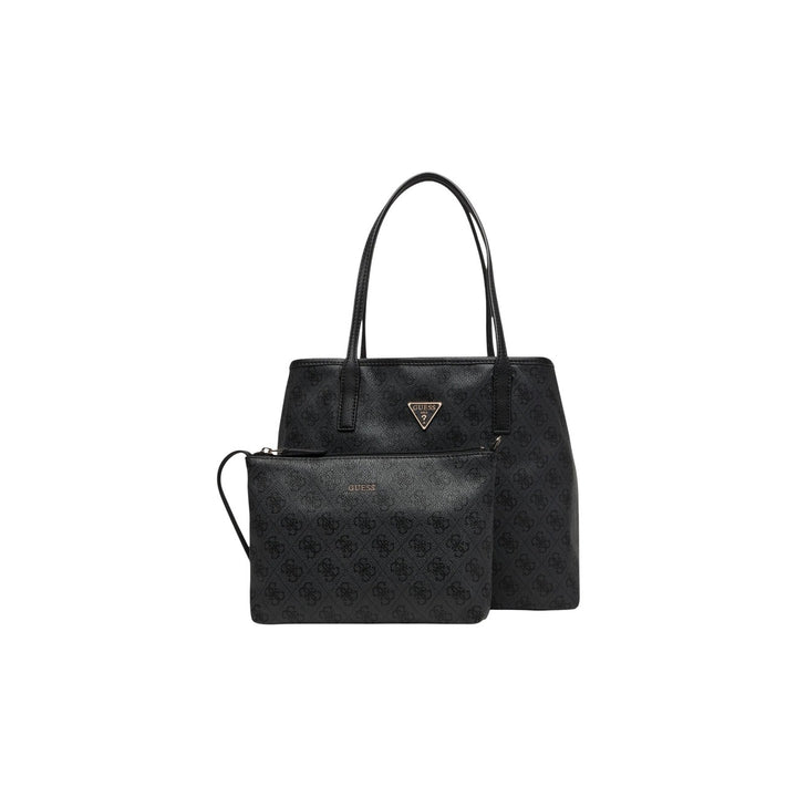 Image 1 : Sac à main Guess femme gris avec motif impression et pochette interne — delvale