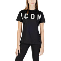 Image 4 : T-shirt Icon femme blanc porté, style décontracté et moderne — delvale