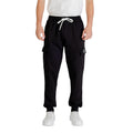 Icon Pantalon Homme Noir Coton Polyester