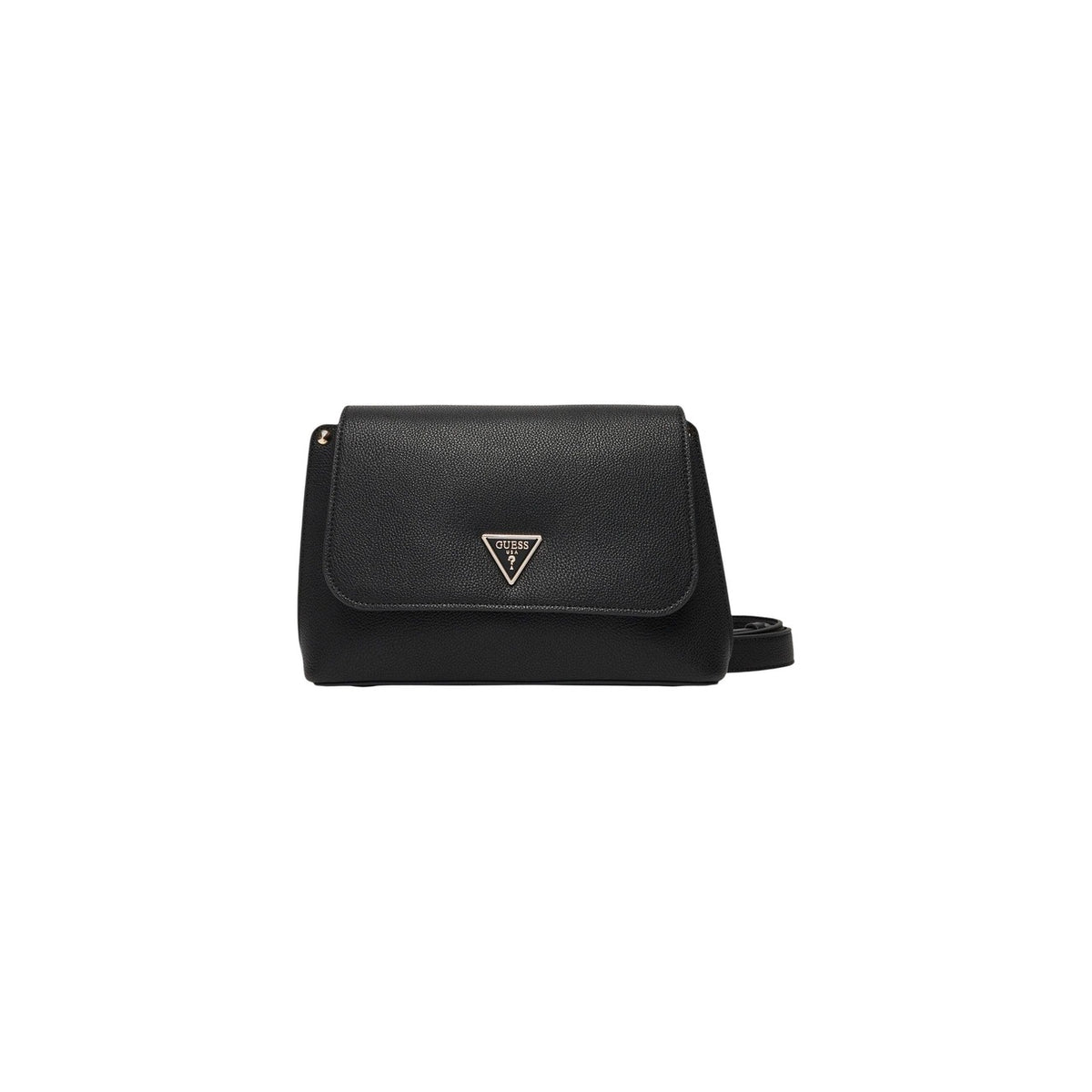 Image 1 : Sac bandoulière Guess femme noir en polyuréthane avec bandoulière ajustable — delvale