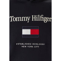 Image 4 : Sweatshirt Tommy Hilfiger homme blanc, détail du logo et des finitions — Delvale