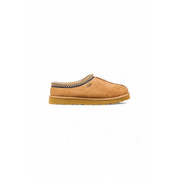 Image 1 : Mules Ugg femme beige en cuir avec semelle caoutchouc — delvale