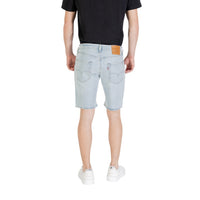 Levi's Bermuda Jean Homme Bleu Azur Clair 5 Poches Vue de Dos — Delvale