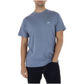 Vans T-Shirt Homme Bleu Azur Col Rond Manches Courtes