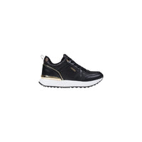 Image 1 : Baskets Guess femme noires sportives à lacets, vue de profil — delvale