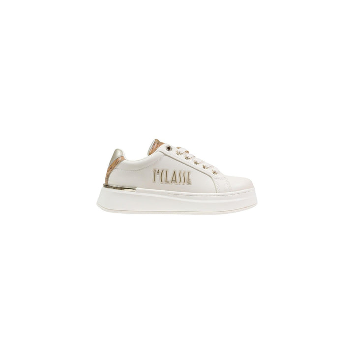 Image 1 : Baskets femme Alviero Martini Prima Classe beige avec plateforme et lacets — Delvale