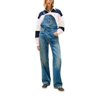 Image 2 : Détail survêtement Tommy Hilfiger Jeans bleu azur avec encolure carrée — Delvale