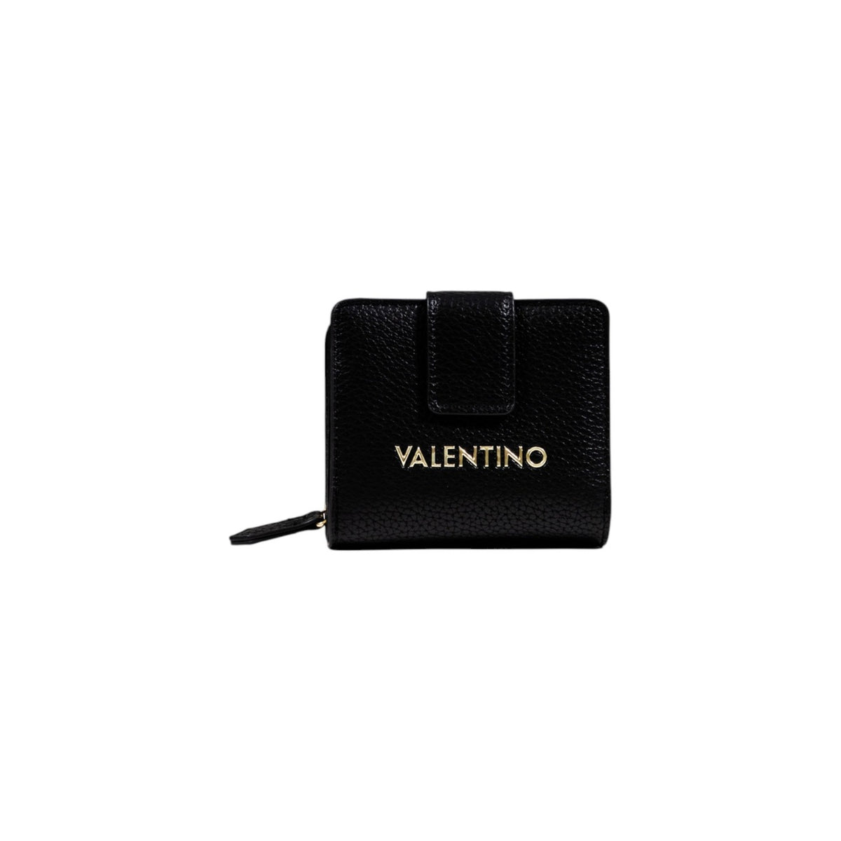 Image 4 : Vue profile portefeuille Valentino Bags blanc compact dimensions 11x10x3 cm — delvale