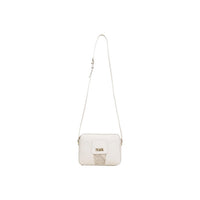 Image 2 : Sac Alviero Martini Prima Classe blanc, détail de la fermeture éclair et des finitions — delvale