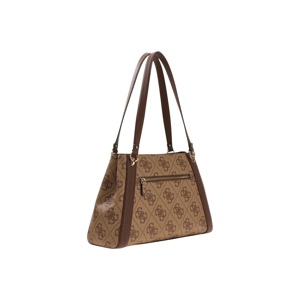 Image 2 : Vue détaillée du sac Guess beige élégant avec finitions premium polyuréthane — delvale