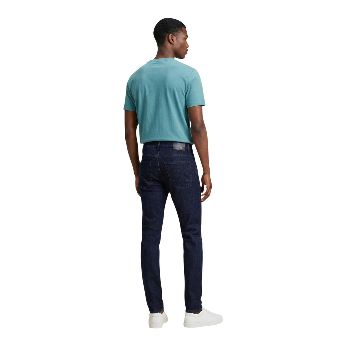 Image 2 : Détail du t-shirt Calvin Klein Jeans homme vert, coupe moderne et confortable — Delvale
