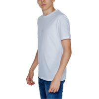 Image 3 : Vue face t-shirt Guess homme blanc design épuré intemporel — Delvale