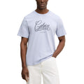 Calvin Klein Jeans Heren T-shirt Script Logo Lavendelblauw