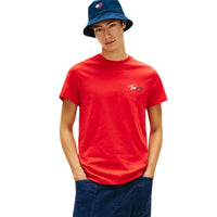 Image 7 : T-shirt Tommy Hilfiger Jeans homme noir, vue d'ensemble du style preppy moderne — Delvale