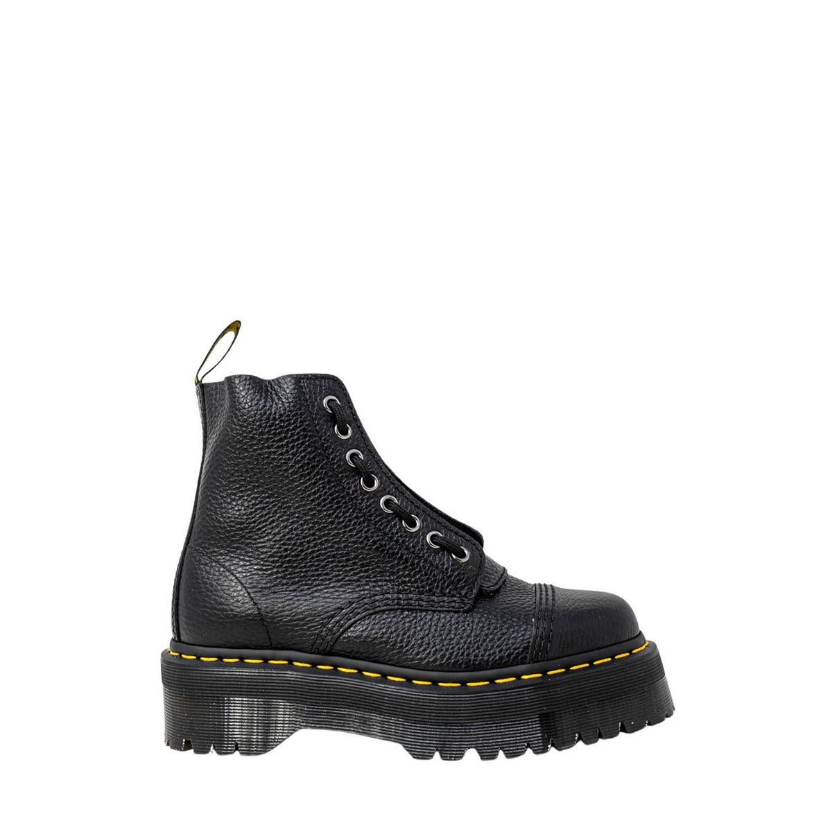 Image 3 : Bottes Dr. Martens Sinclair femme noires silhouette structurée — delvale