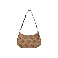 Guess Noelle II Sac à Main Femme Beige Imprimé Fermeture Éclair