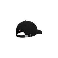 Image 3 : Vue de face de la casquette baseball Tommy Hilfiger x Cadillac F1 Team en coton organique noir — Delvale
