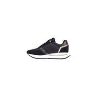 Image 3 : Baskets Guess femme noires urbaines avec lacets, détail matières — delvale