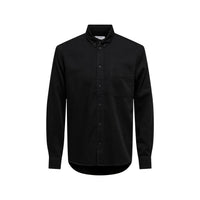 Image 4 : Chemise Only & Sons homme portée style décontracté bleu azur — Delvale