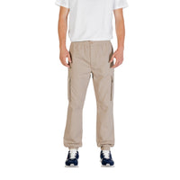 Image 1 : Pantalon homme beige Calvin Klein Jeans coupe regular avec fermeture zip — Delvale