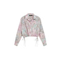 Desigual Chemise Femme Rose Motif Floral Manches Longues