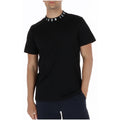Icon T-Shirt Homme Logo Col Rond Coton Noir
