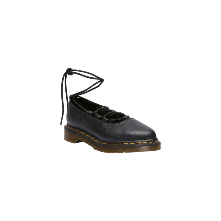 Image 1 : Dr. Martens Elphie II chaussures basses femme noires en cuir — delvale
