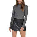 Only Pull Femme Gris Col Rond Manches Longues Coupe Moderne