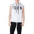Icon Sweat à capuche homme blanc sans manches