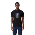 T-Shirt Armani Exchange Homme Noir Print Façade Coton