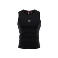 Image 4 : Débardeur blanc Antony Morato homme, vue d'ensemble coupe slim sans manches fond blanc — Delvale