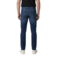 Image 3 : Détail de la coupe tapered du jean Antony Morato homme, denim bleu stretch légèrement usé — 9yvwh4-xt