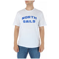 North Sails T-Shirt Logo Imprimé Pur Coton Col Rond Homme