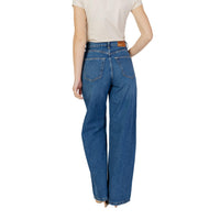 Image 2 : Détail jeans Only femme bleu monochrome avec poches avant et arrière — Delvale