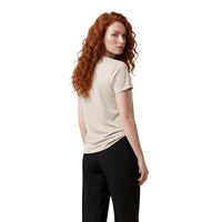 Image 2 : Vue de face du t-shirt Guess beige à strass pour femme — delvale