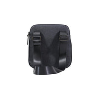 Image 3 : Sacoche plate Armani Exchange homme noire profondeur 1 cm avec système de portage double sangle dorsale — Delvale