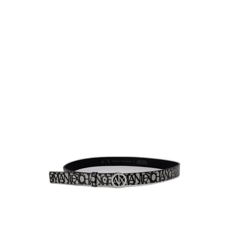 Image 1 : Ceinture femme Armani Exchange grise avec motif impression sophistiqué — delvale