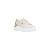 Image 2 : Baskets femme beige Alviero Martini Prima Classe vue de profil montrant la plateforme — Delvale