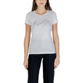 Liu Jo T-shirt Femme Logo Strass Script Blanc