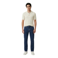 Image 3 : Vue portée du polo blanc Only & Sons homme, coupe moderne — Delvale