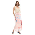 Desigual Damesjurk Roze met Bloemmotief Mouwloos