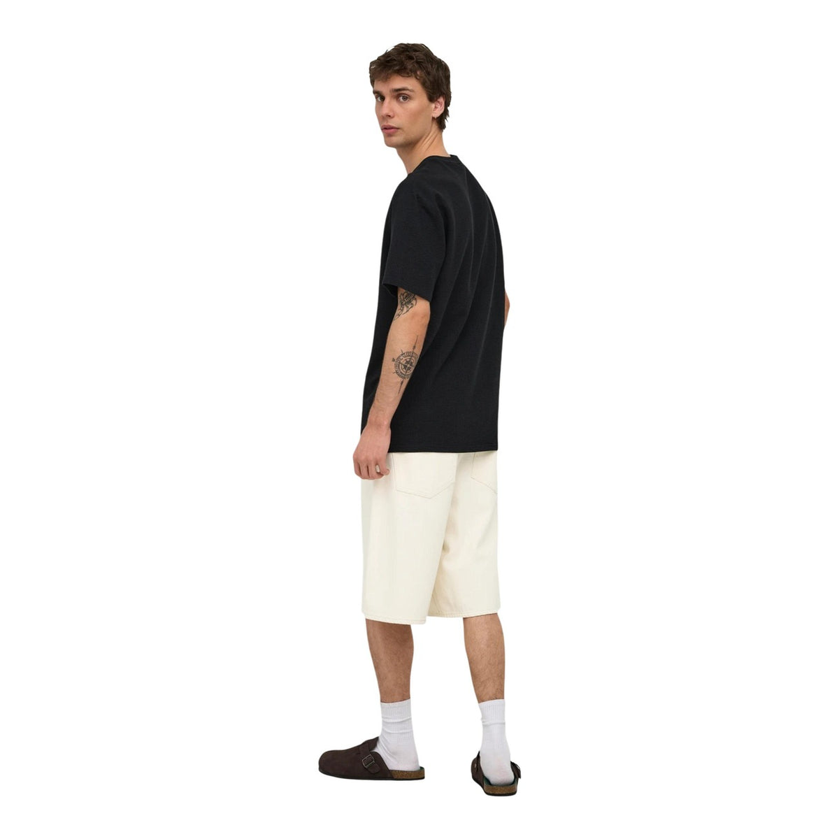 Image 5 : Bermuda denim Only & Sons homme coloris naturel, coupe ample et décontractée pour l'été — Delvale