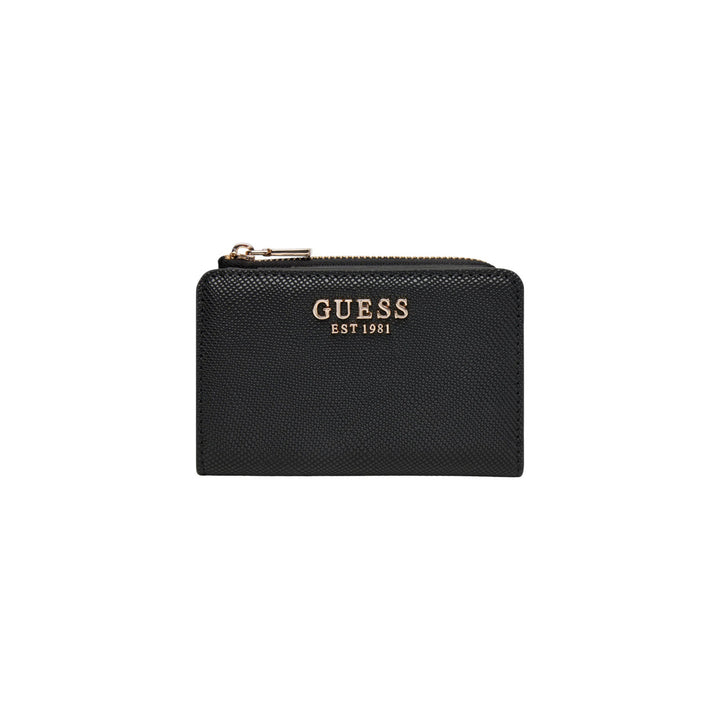 Image 1 : Portefeuille Guess femme noir compact format pratique — delvale