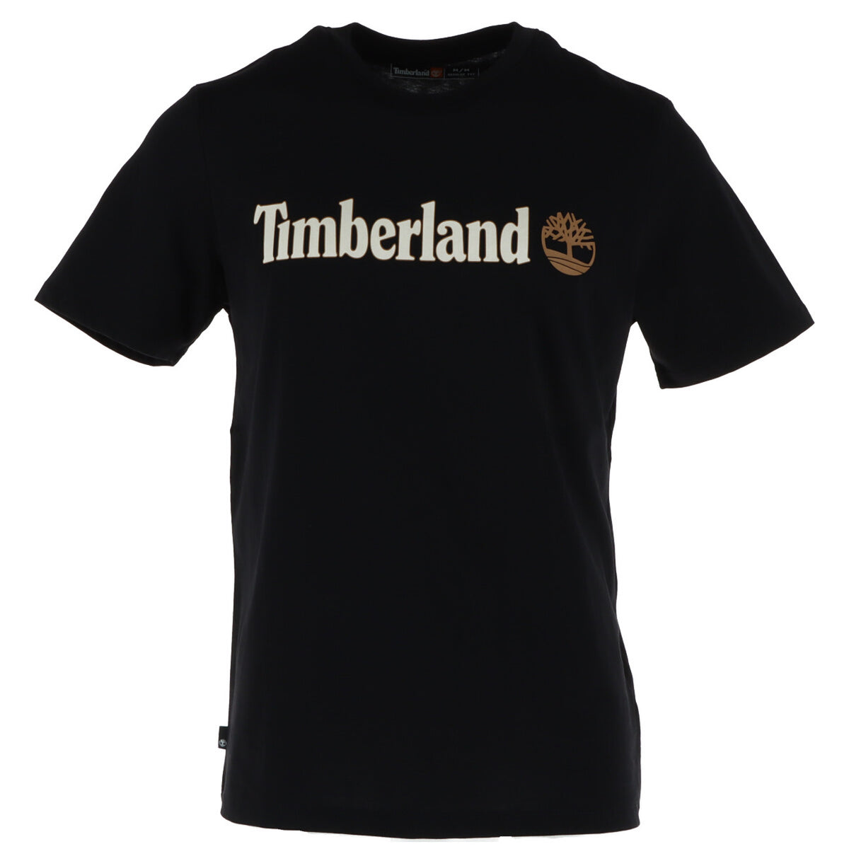 Image 5 : T-shirt Timberland homme bleu marine, vue dos, coupe droite et classique — Delvale